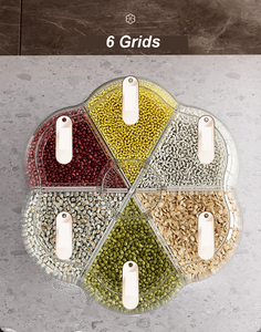 Moderno Fresco 6.5kgs 9kgs Plástico Arroz Armazenamento Recipiente Injeção Fábrica Atacado Seco Food Cereal Dispenser Household Grain