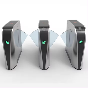 Intelligent Automatic Flap Barrier RFID Card QR Code Safety Barrier Anti-tailgating <strong>Access</strong> <strong>Control</strong> <strong>System</strong> for Public Places - Product Image 3