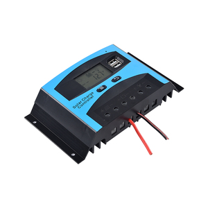 Controlador de carga Solar 40A PWM, regulador de batería 12V 24V DC para sistema de energía Solar doméstico - Product Image 5