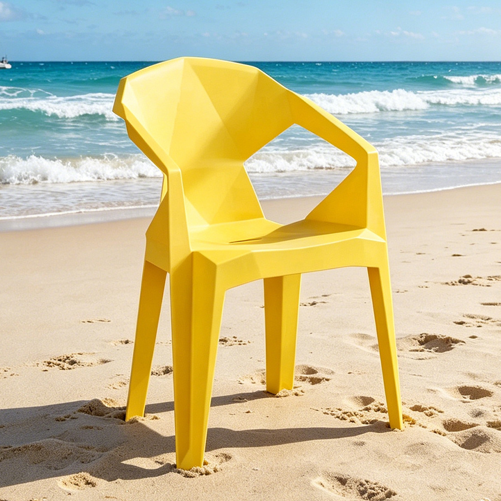 Yellow stool
