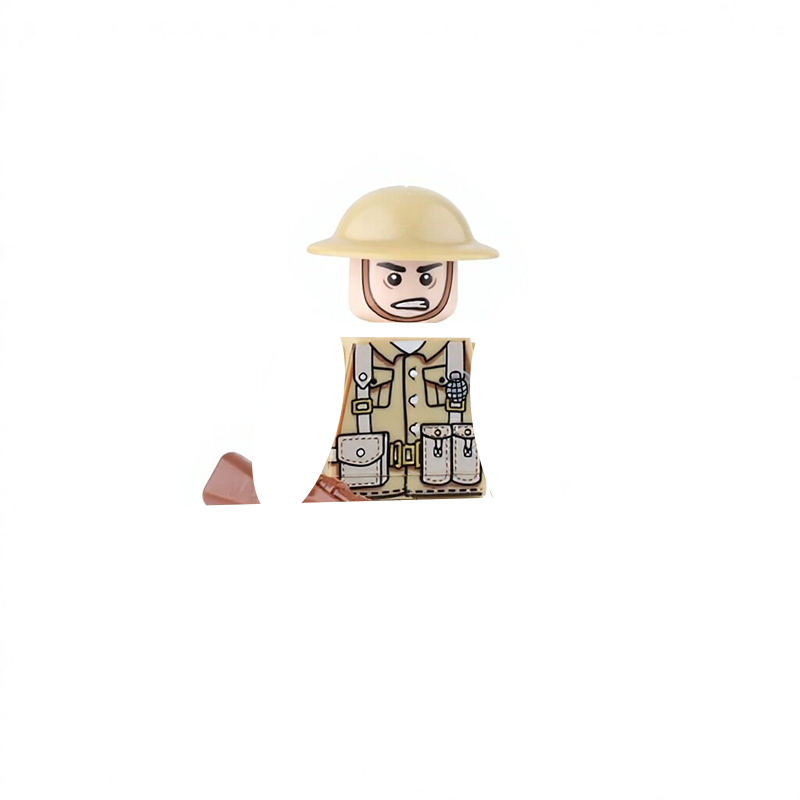 Ten british soldiers-armed