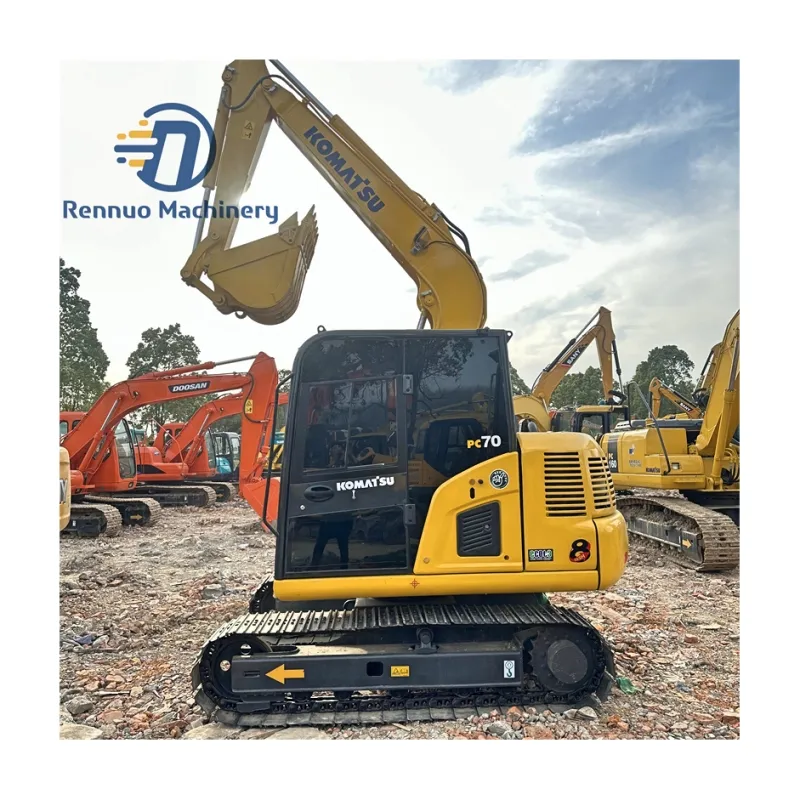 Iyi yakıt ekonomisi 7 Ton KOMATSU PC 70-8 çalışma birkaç saat kullanılan orijinal japonya excavconsult danışmak hoş geldiniz