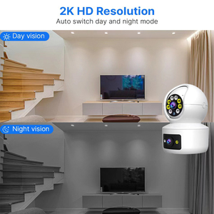 <strong>A13</strong> V380pro Dual Lens QN1704 Wireless Indoor Security WIFI Baby <strong>Camera</strong> 360 Degree 1080P Auto Tracking Smart IP CCTV PTZ <strong>Camera</strong> - Product Image 5