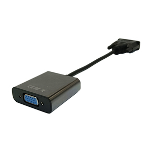 DVI 24 + 1 25针DVI-VGA适配器电缆公母视频转换器投影仪通用DVI至VGA适配器电脑高清DVD