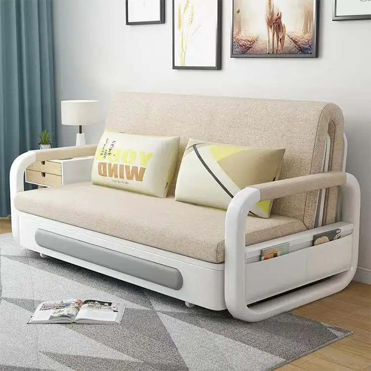 Sofa lipat Modern dan tempat tidur, sofa ruang tamu dengan perabot kasur multifungsi