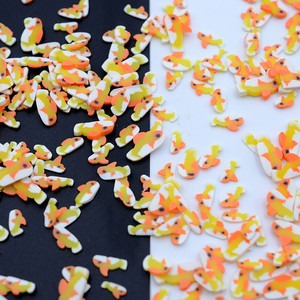 Polimer yumuşak kil şanslı balık Sprinkles el sanatları DIY yapma tırnak sanat koi sazan dilimleri balçık dolum aksesuarları telefon dekor - Product Image 2