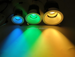 ไฟสปอตไลท์ติดเพดาน LED แบบ RGB SPI 24V WS2811สปอตไลท์ LED แบบฝังพิกเซลไฟดาวน์ไลท์ติดเพดาน5W 12W 20W - Product Image 2
