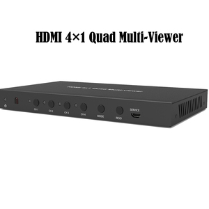 Conmutador sin costuras 4x1 HDMI Quad multivisor, compatible con salida VGA, convertidor Full HD - Product Image 4