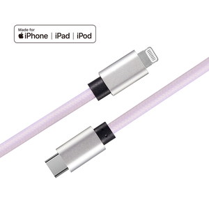高品质原装MFi认证iOS 8Pin至C型快速充电电缆手机<span class=keywords><strong>Usb</strong></span>电缆