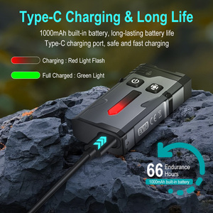 Boruit EV10 1100lm Aufladbare Multifunktions-Schlüssel bund LED Aluminium Mini-Taschenlampe Langstrecken-Taschenlampe mit Magnet - Product Image 6