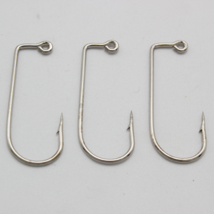 Louvor PR-9147 Aberdeen Jig 90 Graus Alto Aço Carbono Único Gancho para Água Doce Catfish & Bass Fishing Farpado Super Forte - Product Image 1