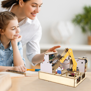 ACEBOTT ESP32 Smart Roboterarm DIY Elektronisches Roboter-Kit Fabrik ausbildung für Arduino Scratch 3.0 Programming Educational Kit
