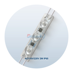 Yeni tasarım 2W SMD3030 Led enjeksiyon modülü IP65 3 Lens LED modülü reklam ışık için 220V 110V LED modülü - Product Image 1