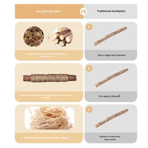 Cute Eco-Friendly <strong>Cat</strong> Toy with <strong>Catnip</strong> Ball Teeth Cleaning and Chewing Stick Shape Comes in Bag for Pet Entertainment