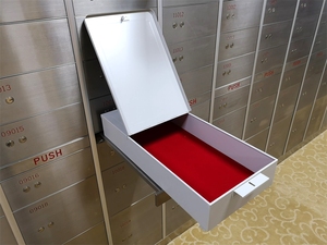 Stainless Steel Safe Deposit <strong>Box</strong> with Velvet Bond <strong>Box</strong> and JZ-01 Dual Key <strong>Lock</strong> - Product Image 2