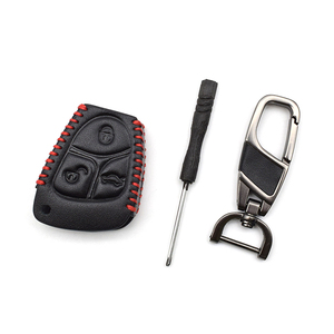 3 düğme PU deri araba uzaktan anahtarlık kılıfı kabuk tutucu koruyucu m-ercedes b-enz sınıf B C E S ML CL SL CLS CLK - Product Image 1