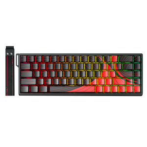 Tastiera ad asse magnetico cablato con tastiera ad alta risposta meccanica da gioco E sport RGB personalizzabile - Product Image 1