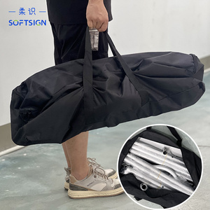 Tùy chỉnh 2.3x2.5m căng thẳng vải Backdrop độc đáo hai mặt tổ chức sự kiện triển lãm thương mại đứng tường hiển thị hình ảnh gian hàng trở lại thả - Product Image 6