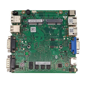 A buon mercato Dual Core 2.16GHz ~ 2.58GHz N2840 processore 2COM Dual LAN 4USB DDR3 Nano ITX scheda madre Fanless - Product Image 1