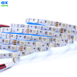 Zickzack S Adressierbarer LED-Streifen RGB Smart 5V WS2812B 6MM SPI Digital Bieg bares Zickzack-RGBIC Adressierbares LED-Streifen licht für Schilder