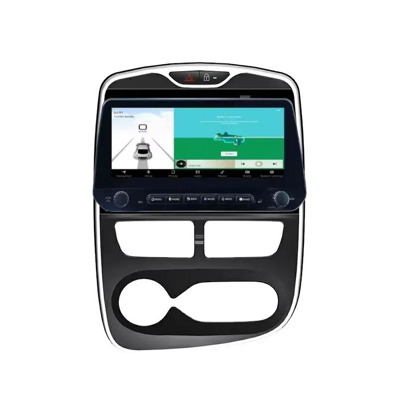 CUSP pantalla grande para Renault Clio 2012- Manual AC GPS 10,25 pulgadas 4G 64G coche estéreo Android coche GPS