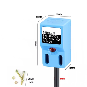 Sensor de detección de metales, interruptor de proximidad para inspección de metales, NPN, PNP, NC, NPN, NC, NO, 2, 2, 2, 1, 2, 2, 2 - Product Image 6