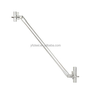 Andamio de bloqueo de anillo HDG, Material de construcción de acero, sistema basado en andamio, Ringlock, en construcción