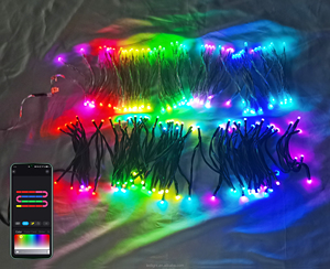 Christmas String Light 10m RGB Multifuncional para aplicación Bluetooth Controlada para uso en interiores Clasificación IP65 - Product Image 1