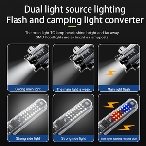 TOACH <strong>Led</strong> Torch Light Rechargeable Powerful Flashlight Camping Zoom Flashlights Torches Lights with Power Display - Product Image 2