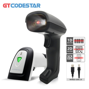 2D escáner de código de barras de GT-1900A cable USB Qr códigos de barras lector de supermercado de inventario de la computadora de código de barras de precio de la máquina de escáner - Product Image 1