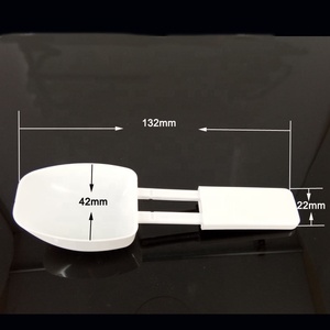 15g Khả năng mở rộng Nhựa Đo muỗng 132mm Muối y học đường sữa bột Scoop - Product Image 3