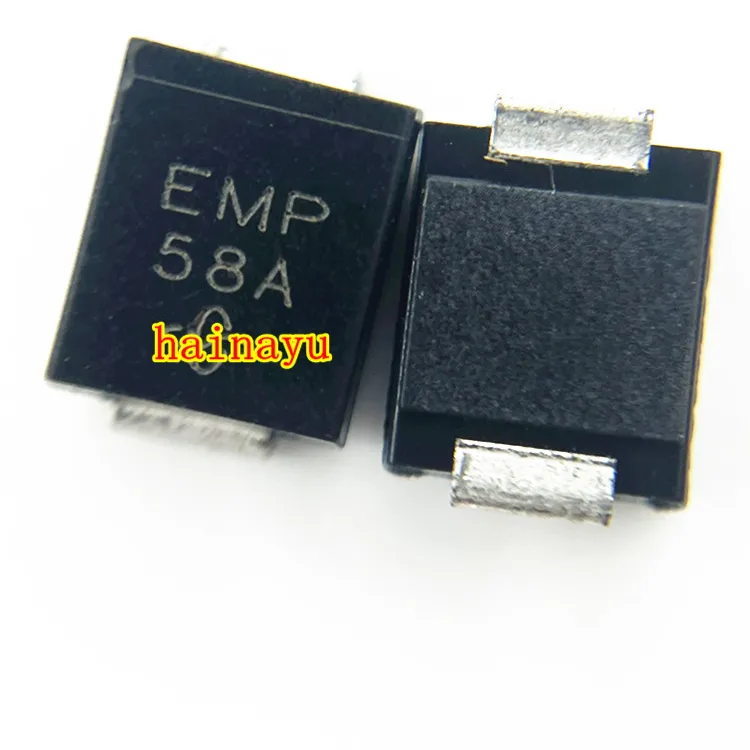 Baskılı ipek emppatch SMC DO-214AB geçici gidermeli diyot (TVS) entegre blok devresi TPSMC24A sağlar