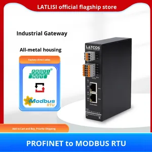 Lingke Industrial Gateway with Profinet Protocol Conversion Modbus RTU for Communication &amp; <strong>Networking</strong>