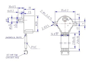 Smart Electronics 28BYJ-48 5V motore passo-passo con ingranaggio cc a 4 fasi + scheda Driver ULN2003 per Kit fai da te arduino