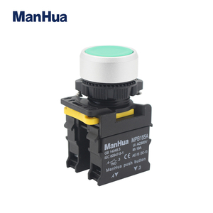 Manhua Flat Fead 10A Grün MPB155A Kleiner Momentan-Drucksc halter - Product Image 2