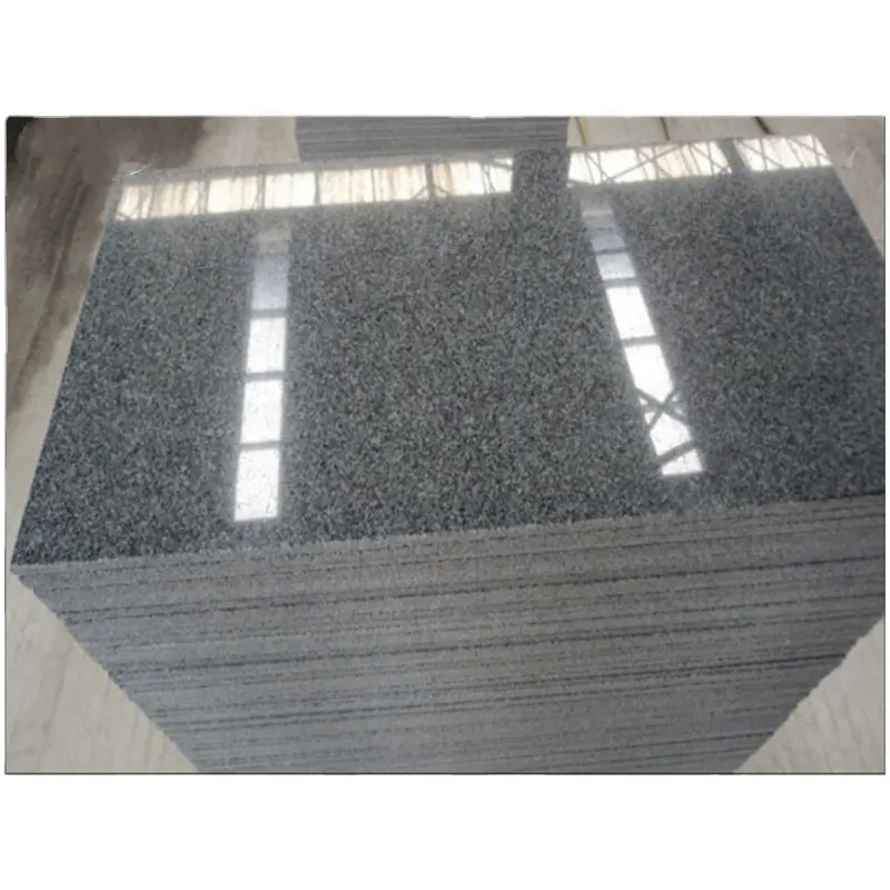 Pulido Natural Camboya Impala Negro G654 Padang Gris oscuro Sésamo Negro Granito Piedra Losa Azulejos