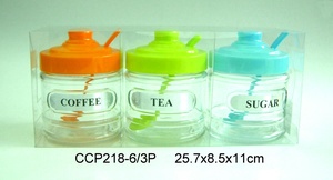 CCP218-6 300ML küçük cam kavanoz plastik kapaklı ve kaşık ve isim etiketi - Product Image 5