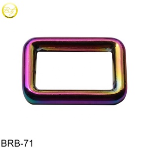 <strong>Rectangle</strong> Shape Metal <strong>Loop</strong> Slide <strong>Buckle</strong> Strap Handbag Ring <strong>Buckle</strong> for Backpack Durable Webbing <strong>Buckle</strong> - Product Image 4