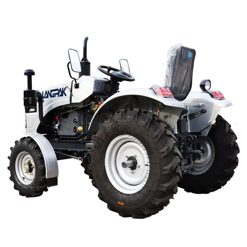 Pequeño tractor de granja 22HP mini tractor nuevo con cargador frontal