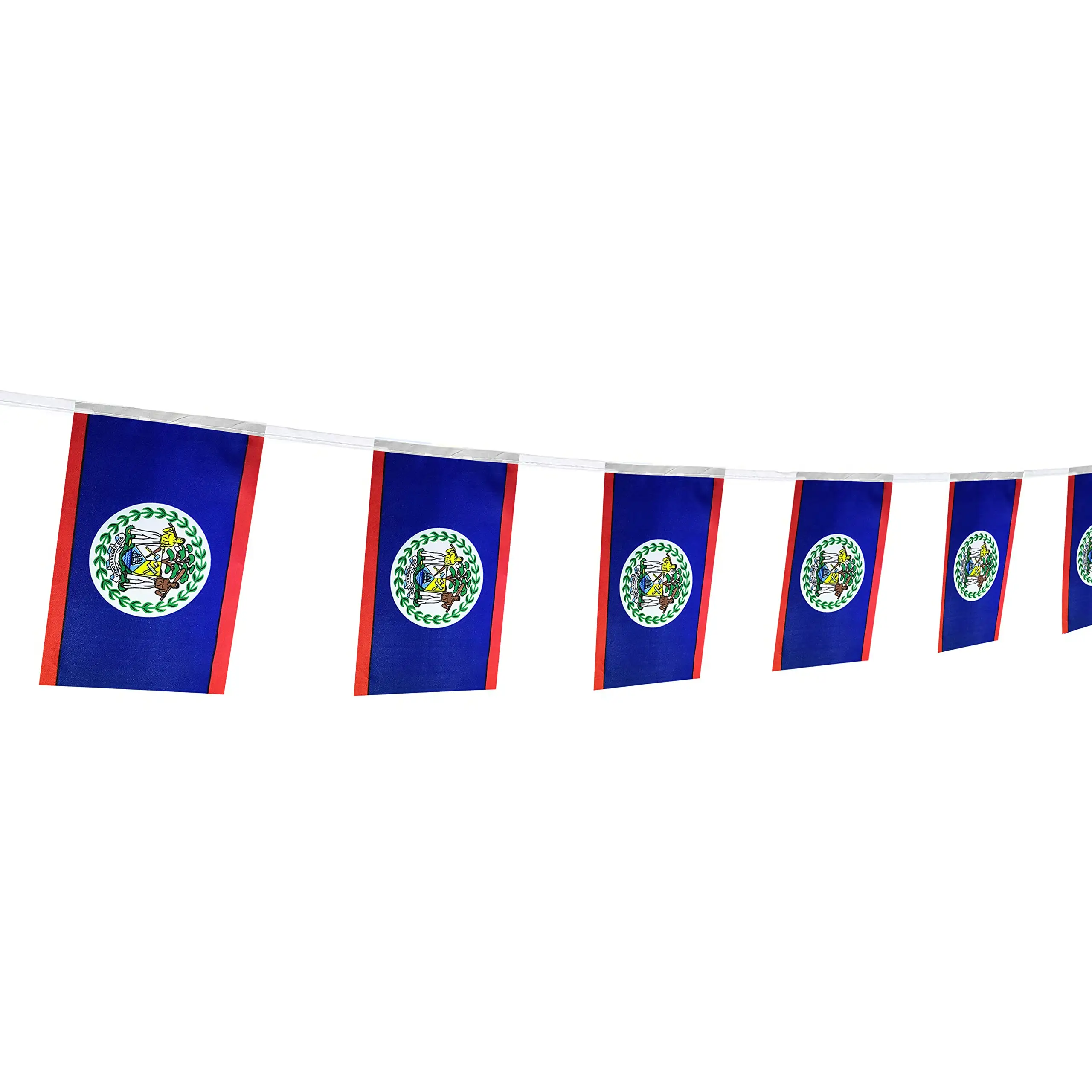 Bandera de Belize, Bandera de Belizean, banderas de banderín del mundo del país nacional, banderas de suministros de decoraciones para fiestas al aire libre en interiores