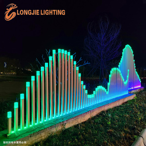 L:8M H:180CM屋外ストリートLED DMXコントローラーストリング大型プログラマブルクリスマスライト - Product Image 5
