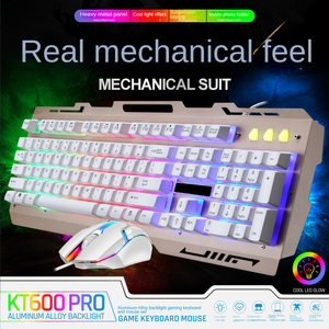 Combos de teclado y ratón para juegos de alta calidad, 104 teclas, juegos ergonómicos de teclado y ratón SUB para ordenador con cable para jugadores - Product Image 3