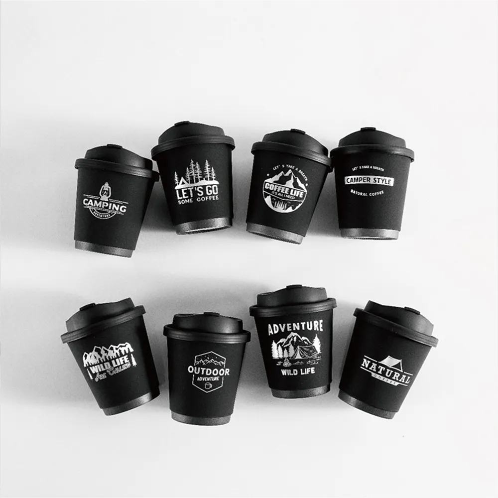 Logo marca personalizada hogar desechable bebida taza de café Anti escaldado doble capa hueco estampado papel taza de agua