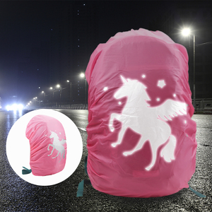 Multi-colors Rainproof Hiking Bag <strong>Cover</strong> RPET Waterproof School Backpack <strong>Rain</strong> <strong>Cover</strong> with Reflective Logo - Product Image 6