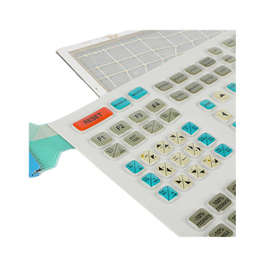 Venta caliente de silicona teclado interruptor de membrana superposición de bajo costo teclados y teclados - Product Image 2