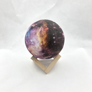 Colorful 15CM 3D Print Sky <strong>Light</strong> Rechargeable Touch Change Remote Quran Speaker LED Night <strong>Light</strong> for Gift - Product Image 3