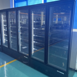 Siêu thị Máy làm lạnh 1 2 3 4 thẳng đứng cửa kính đồ uống mát tủ lạnh tủ lạnh trưng bày - Product Image 4