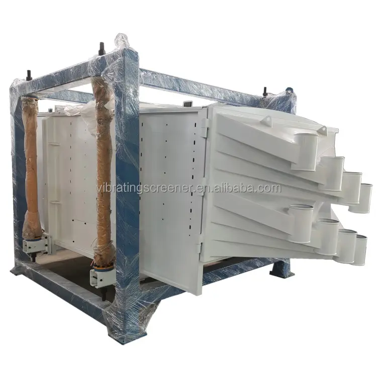 industrial gyratory screen grading machine for minerals metal powders chemicals caustic soda washing soda
