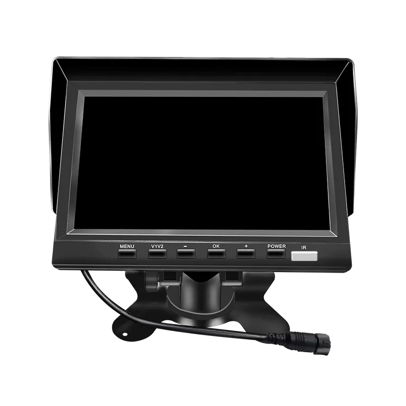 Promotion 720P AHD car monitor 7inch truck BSD dvr monitor split screen display monitor