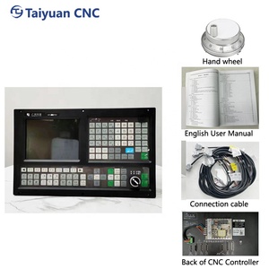 Tornio a 2 assi e controller CNC di tornitura con nuovo pannello di controllo inglese ATC + PLC + Macro + M3 kit completo cnc usb - Product Image 2